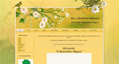 Desktop Screenshot of obiettivoinfanzia.org
